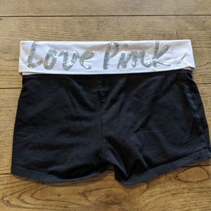 PINK Victoria's Secret Sequence Yoga Shorts